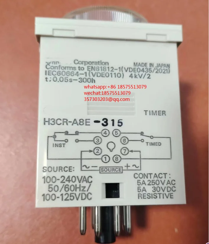 For H3CR-A8E-315 Time Relay New 1 Piece