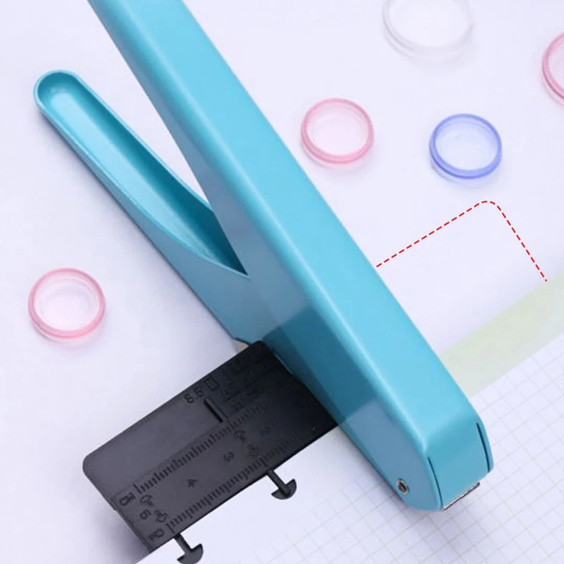 Paper Punches Creative Mushroom Notebook Hole Puncher Stationery Puncher Hand Book Loose-leaf Manual Punching Disc Puncher