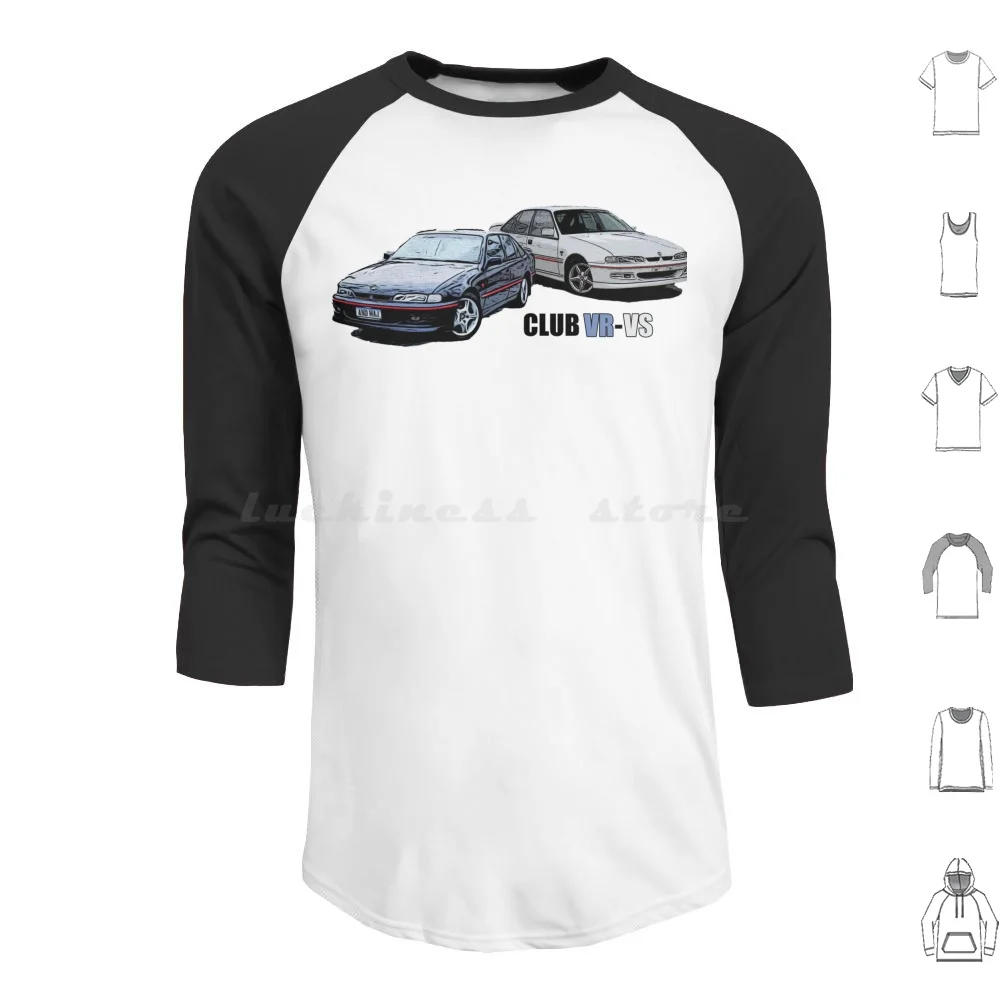 Club Vr-Vs Ss Hoodie Cotton Long Sleeve Club Vr Vs Holden Commodore Ss Car