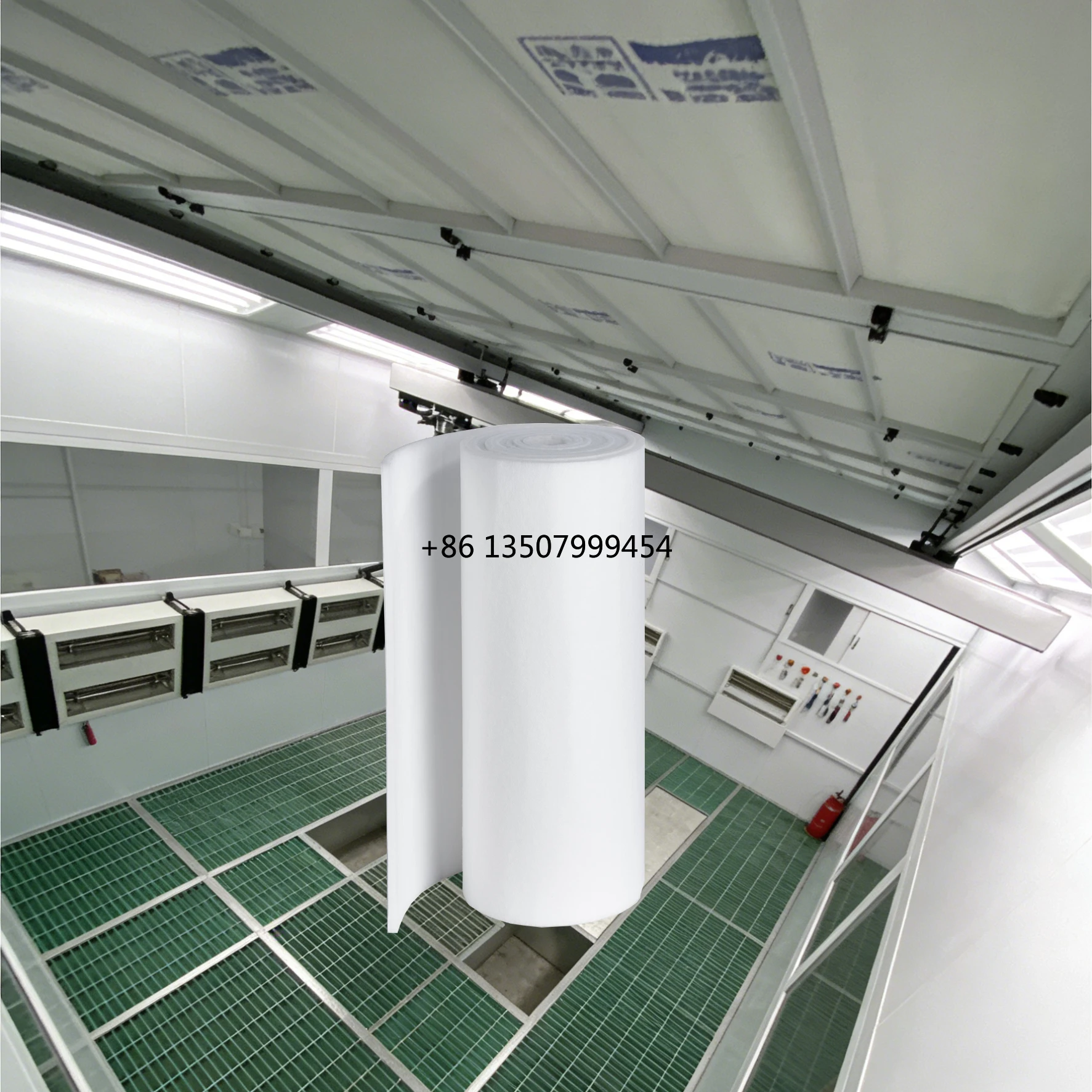 

FRS-40 New EN779 G4 Coarse Filtration Air Intake Filter Washable Polyester Fiber Pre Filter Media Roll 620g/m2 Dust Holding