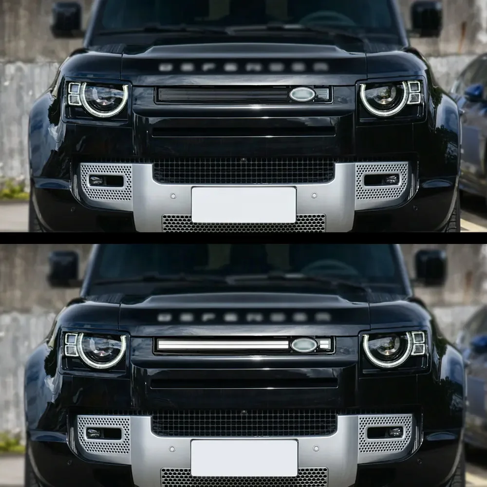 LED DRL Light Fit For Land Rover Defender 90 110 130 2020-2023 Grille Trim Strip