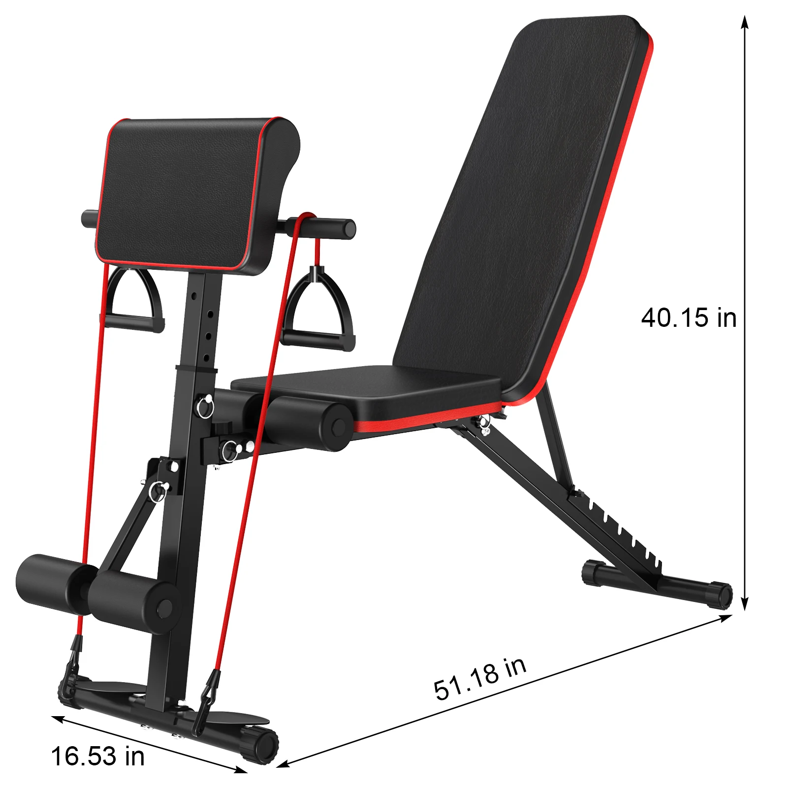 Foldable outdoor Chair Waist Extension Back Abdominal Muscle Fitness Equipment Abdominal Exerciser Hyperextension Weight Chair ﻿