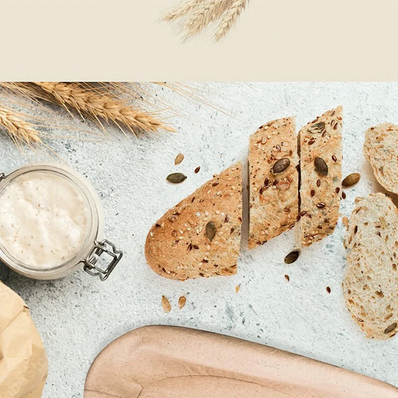 1 مجموعة الروطان التخمير سلة مجموعة عديم الرائحة وسهلة التنظيف التخمير سلة 2 إدراج الكتان