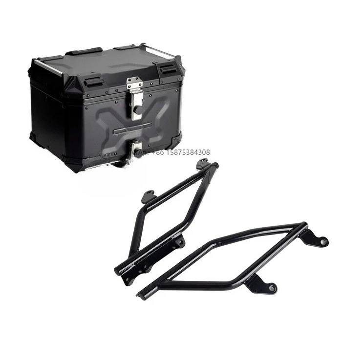 

Rear Luggage Case W/ Racks Kit for Harley Softail Fat Bob FXFB FXFBS 2018-2024