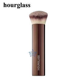 Hourglass-brocha para base de maquillaje, brocha para base de maquillaje en ángulo con acabado sin costuras, palo de crema líquida para base facial, herramienta de maquillaje