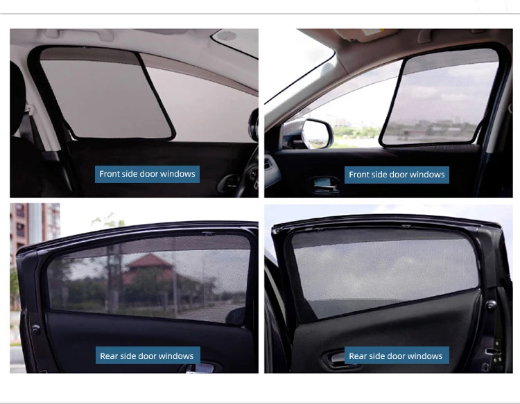 Für Ford RANGER P703 2023 2024 2025 2026 Magnetischer Auto-Sonnenschutz Frontscheiben-Vorhang Hinteres Seitenfenster Netz-Sonnenschutzblende – Detail 8