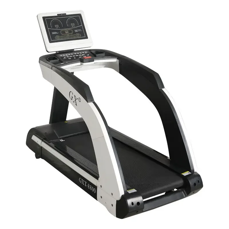 Factory hot sale home indoor exercise mechanical electric treadmill running machine with screen