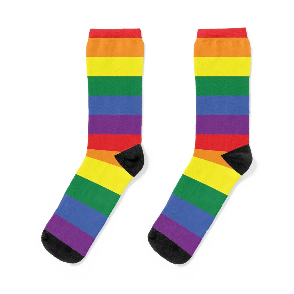 

LGBT Pride Flag Socks sports and leisure new year Thermal man winter funny gift Mens Socks Women's