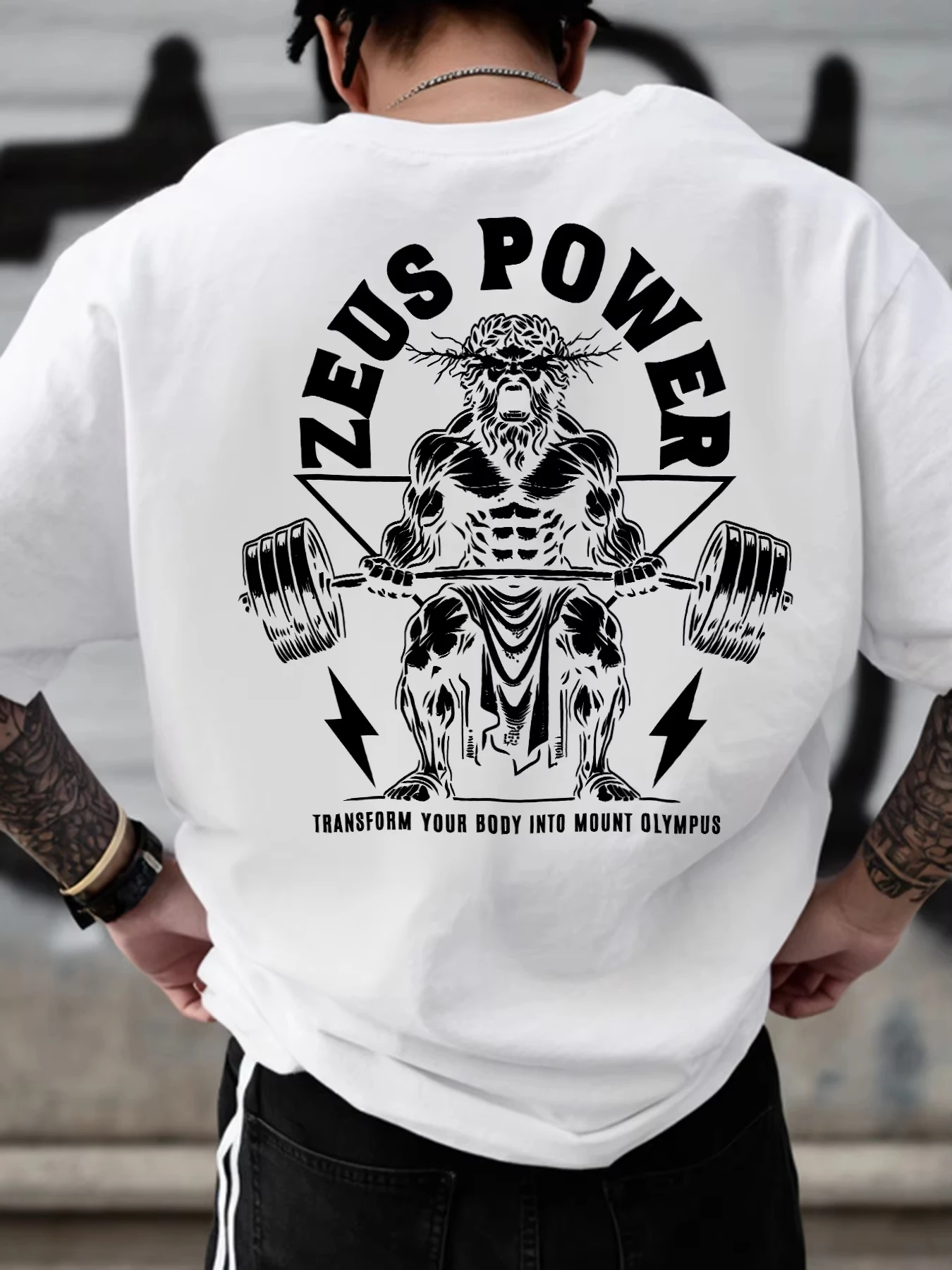 2026 Men's Women Squat Deadlift Weightlifting GYM T Shirt Cotton Tee Streetwear Oversized Summer Fashion