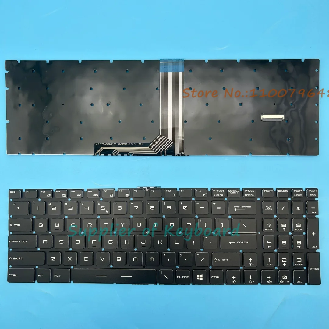 English/Czech Keyboard For MSI GE63 7RC 7RD GE63VR 7RE 7RF Raider MS-17C1 MS-16P1 MS-16P3 GP65 GP75 Leopard 9SE 9SD RGB Backlit