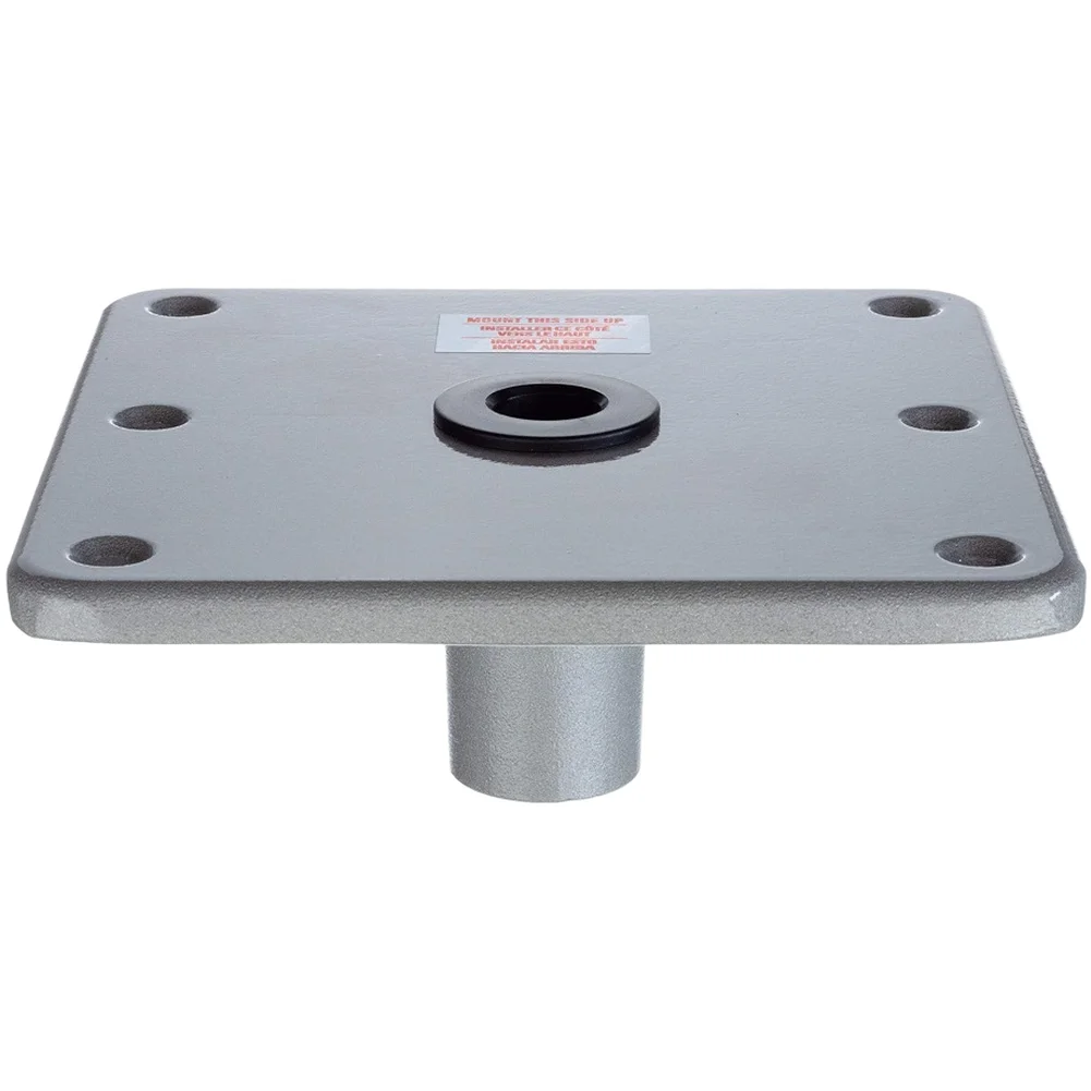 7x7 Inch Mount Boat Seat Base Boat Seating Replacement Reinforced Load-bearing Baking Varnish Finish Acetal Bushing