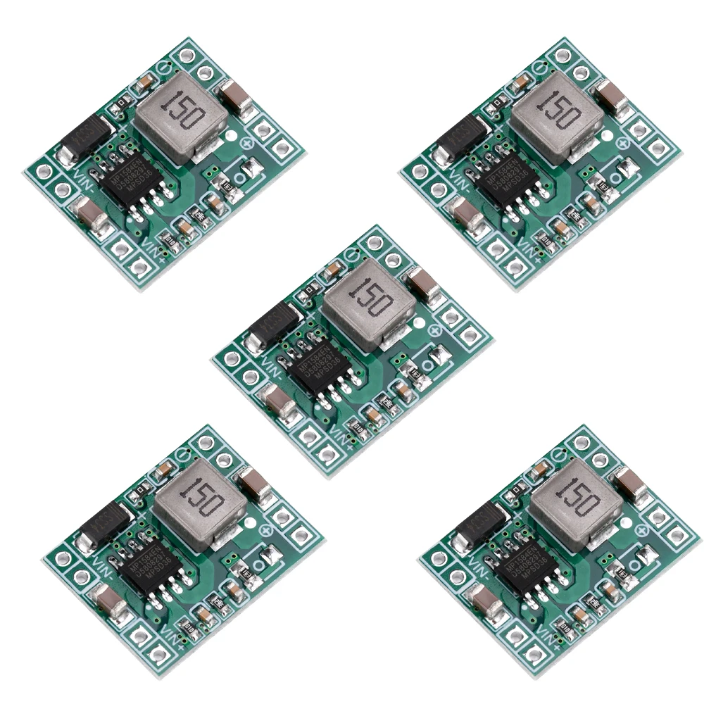 Description Picture 2 of item5Pcs Buck Converter Mini Voltage Regulator Board DC 7-28V to 5V 3A Fixed Step Down Volt Output Transformer