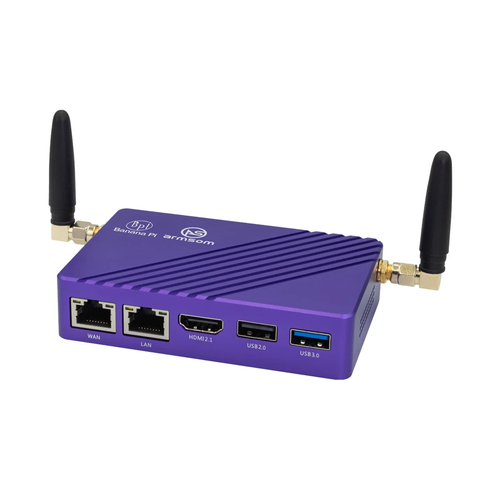 Banana Pie BPI-M5 Pro RK3576 Edge Computing Box NAS Multi-function Gateway