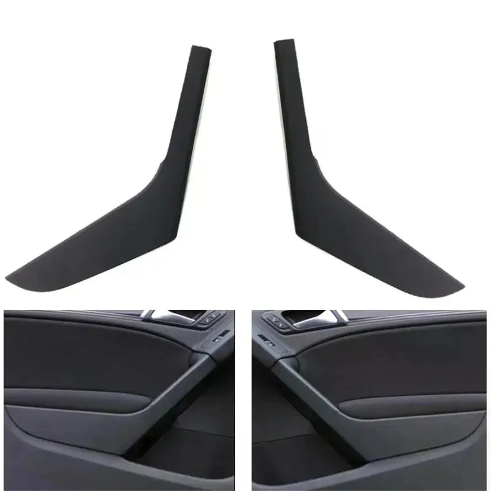 

​Car Interior Door Black Left Right Handle Cover Trim for Golf 6 MK6 2009 2010 2011 2012 2013 5K4868039A 5K4868040A