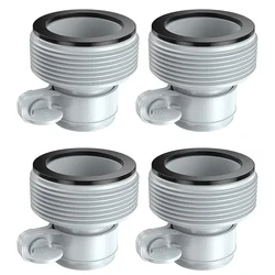 1.25 inch to 1.5 inch Type B Hose Adapters for Intex Hose Pump Parts Conversion Swimming Pool Drain Parts Accessories