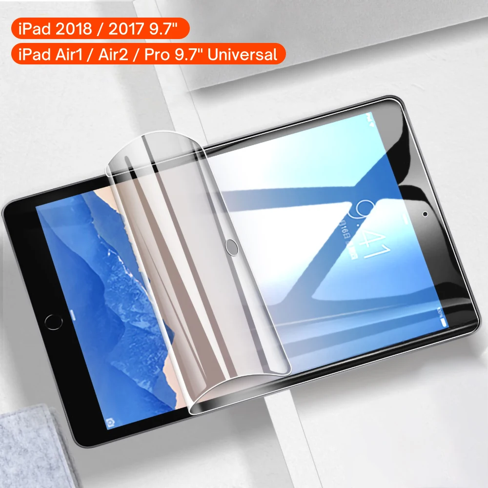 2Pcs Hydrogel Film Für iPad Air 5 10,9 2022 iPad Pro 11 Air 4 für iPad 10,2 9th. 10,5 9,7 Mini 6 4 5 Flüssigkeit Screen Protector