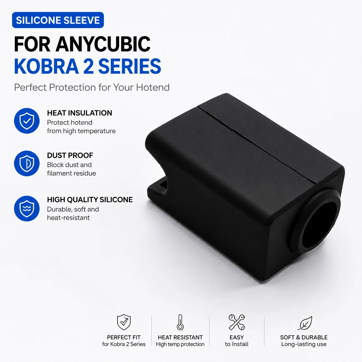 Upgrade-Hotend für Anycubic Kobra 2 Thermistor-Heizpatrone 0,4mm Druckkopf Hot End für Kobra2 Plus/Neo/Pro/Max 3D-Drucker – Detail 4