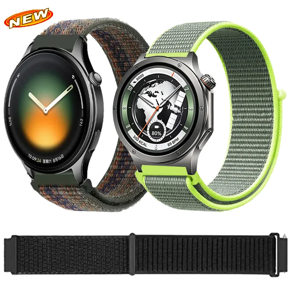 20mm 22mm Nylonarmband für Xiaomi Watch 5 S5-4-3-2, weiches, bequemes Ersatzband für Oneplus Watch 4/Lite/3 Realme Watch 5/S