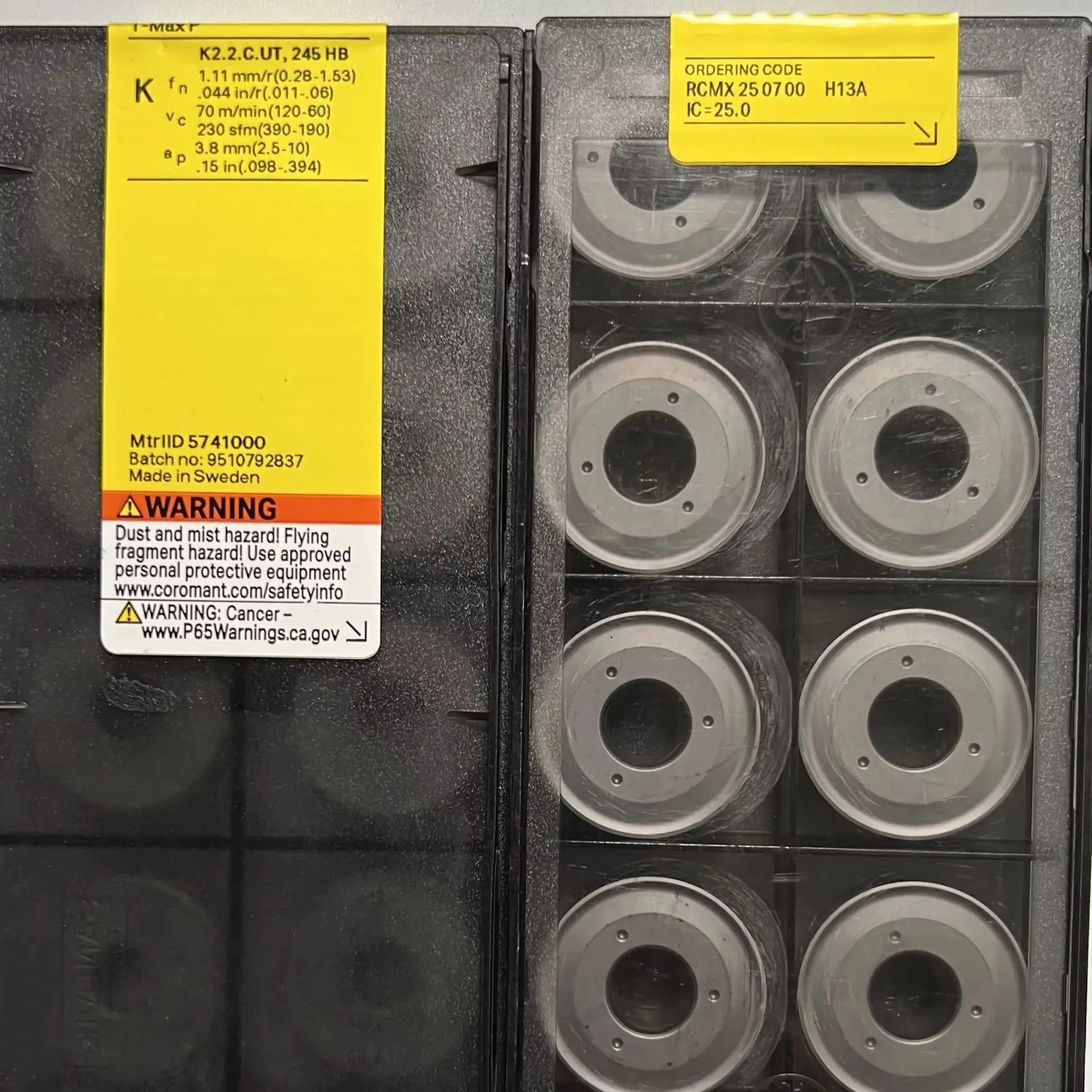 RCMX250700 H13A Original CNC-Sägeblatt