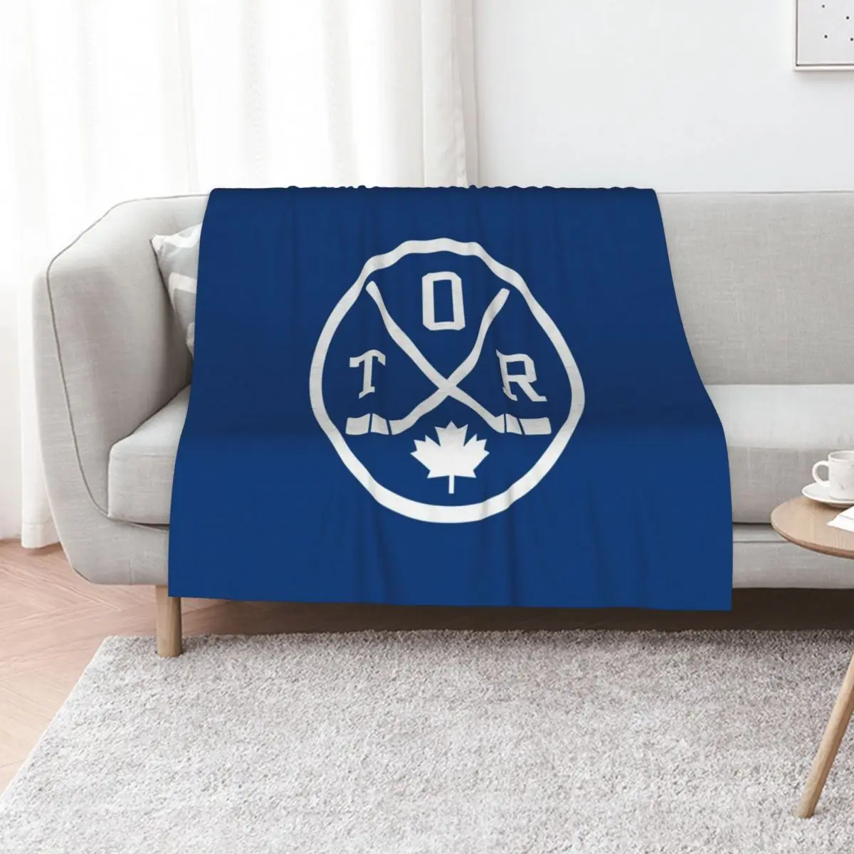 

Retro Toronto Hockey Emblem Vintage TOR Leafs Throw Blanket Blankets For Baby for winter Quilt Kid'S Blankets