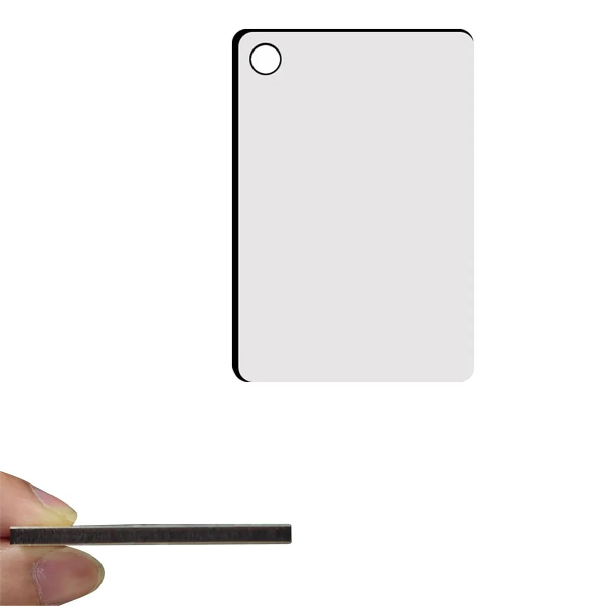 Sublimation Keychain Blanks 240Pcs Sublimation Keychain Blanks Double Sides Include 80 MDF Sublimation Keychains Blank with 160