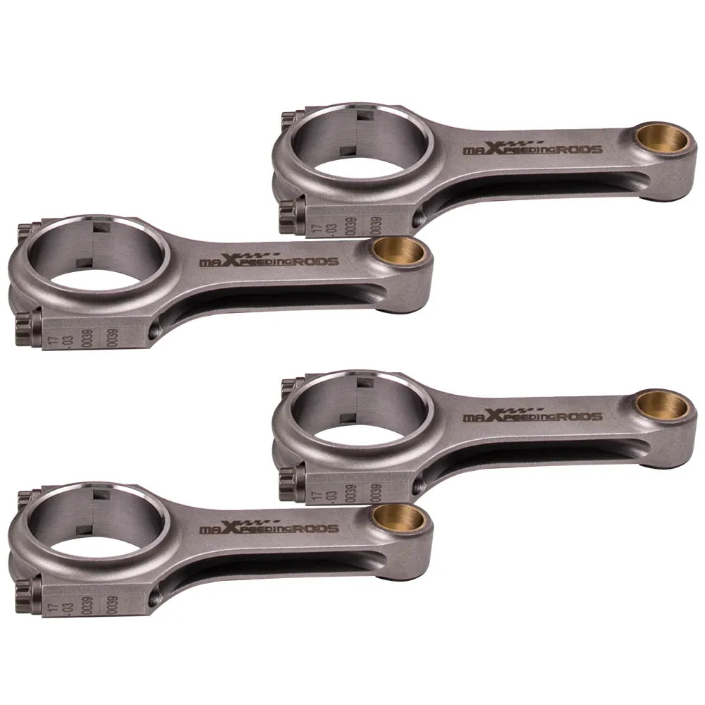 Batang Penghubung Tempa H Beam untuk Ford Pinto Cosworth YB 5.1 129.54Mm ARP 2000