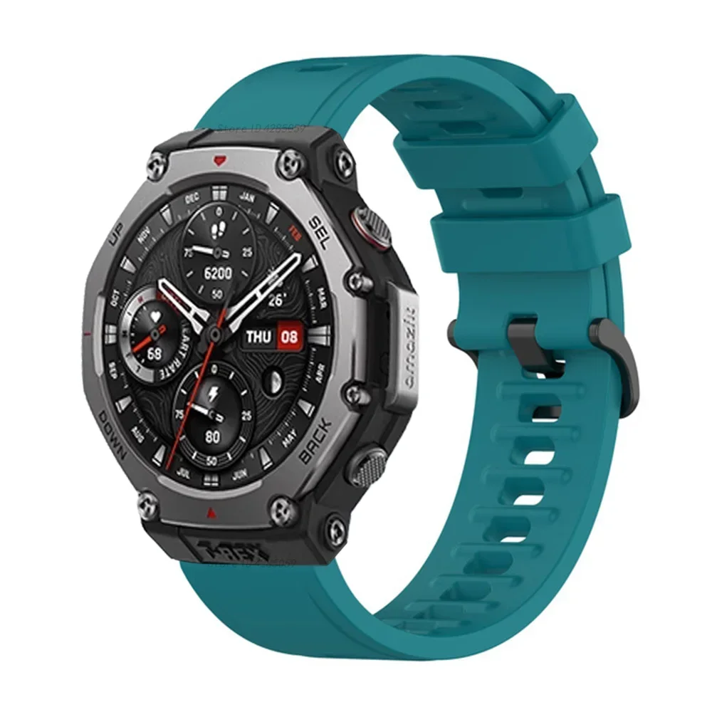 سيليكون حزام ل Amazfit T-rex 3 ساعة ذكية معصمه موصل الرياضة الفرقة ل Huami Amazfit T-rex 3 سوار إكسسوارات