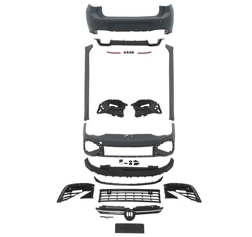 

FOR Hot Sale Wide Body Kit Fit for v Golf 8R for retrofit/upgrade Front Scoop Rear Lip Sport Style PP Material Auto parts