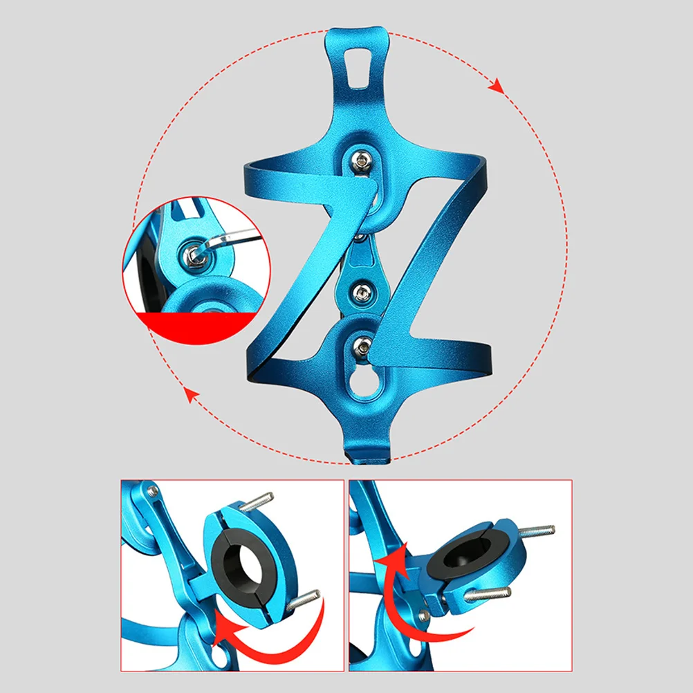 

Bicycle Water Bottle Holder Aluminum Alloy Bike Accessories Sturdy Frame Mount For Mountain Road Bike Drink Cup Rack