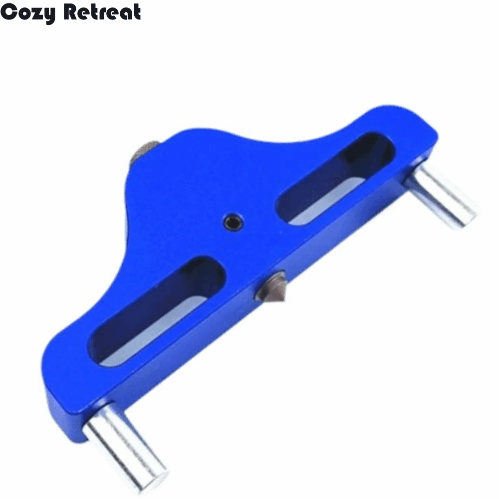 

Aluminum Alloy Center Finder High Accuracy Accurate Scale Alignment Center Finder 95mm Size Easy To Use Center Scriber