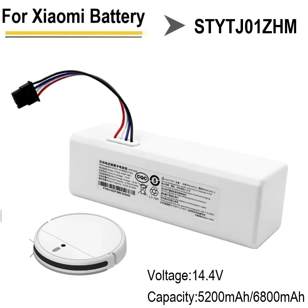 14.4V  P1904-4S1P-MM Battery For Xiaomi Mijia 1C STYTJ01ZHM Robot Vacuum Mop Cleaner Accessories Parts original