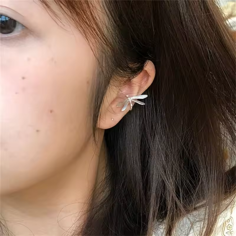 XIYANIKE Vintage Delicate Dragonfly No Hole Ear Bone Clip Earrings For Women New Fashion Jewelry Party Gift серьги жен - Image 6