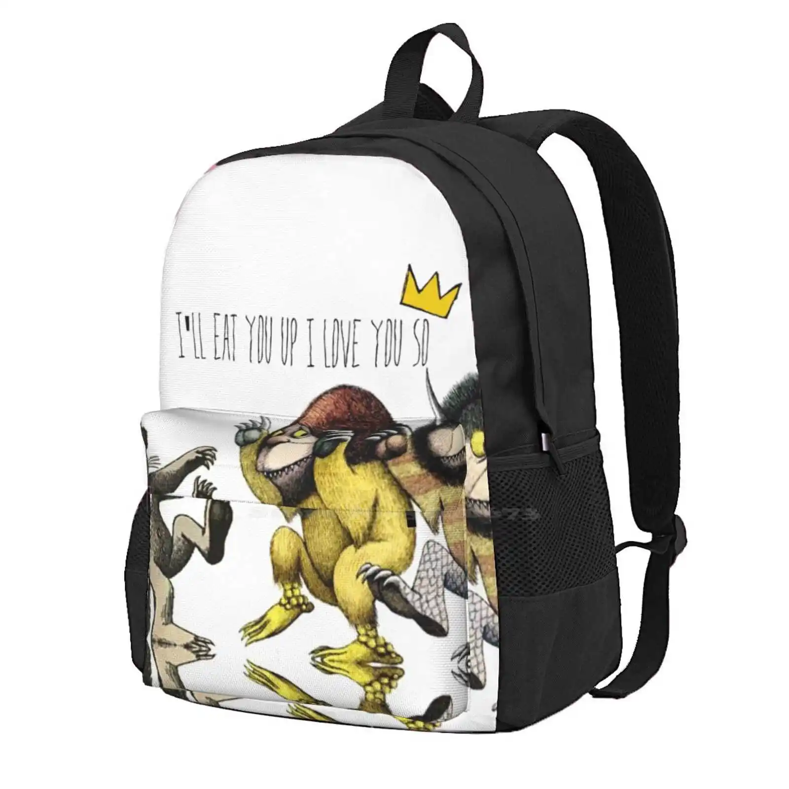 Where The Wild Things Are Hot Sale Backpack Fashion Bags Where The Wild Things Are Spike Jonze Books Film Cinema Movie Kids