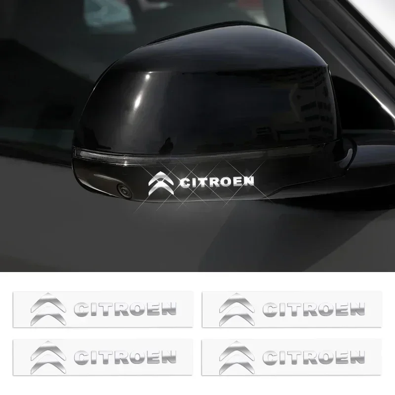 Car Metal Logo Emblem Auto Indoor Decoration Sticker For Citroen C4 C3 C5 C1 C2 DS3 DS5 DS6 erlingo Celysee Cactus Picasso