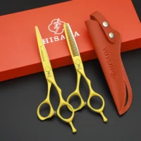 Tijeras profesionales HISADA tijeras peluquería profesional 5,5, 6,0, 6,5 pulgadas hechas a mano en Japón Material VG10 tijeras de corte de pelo