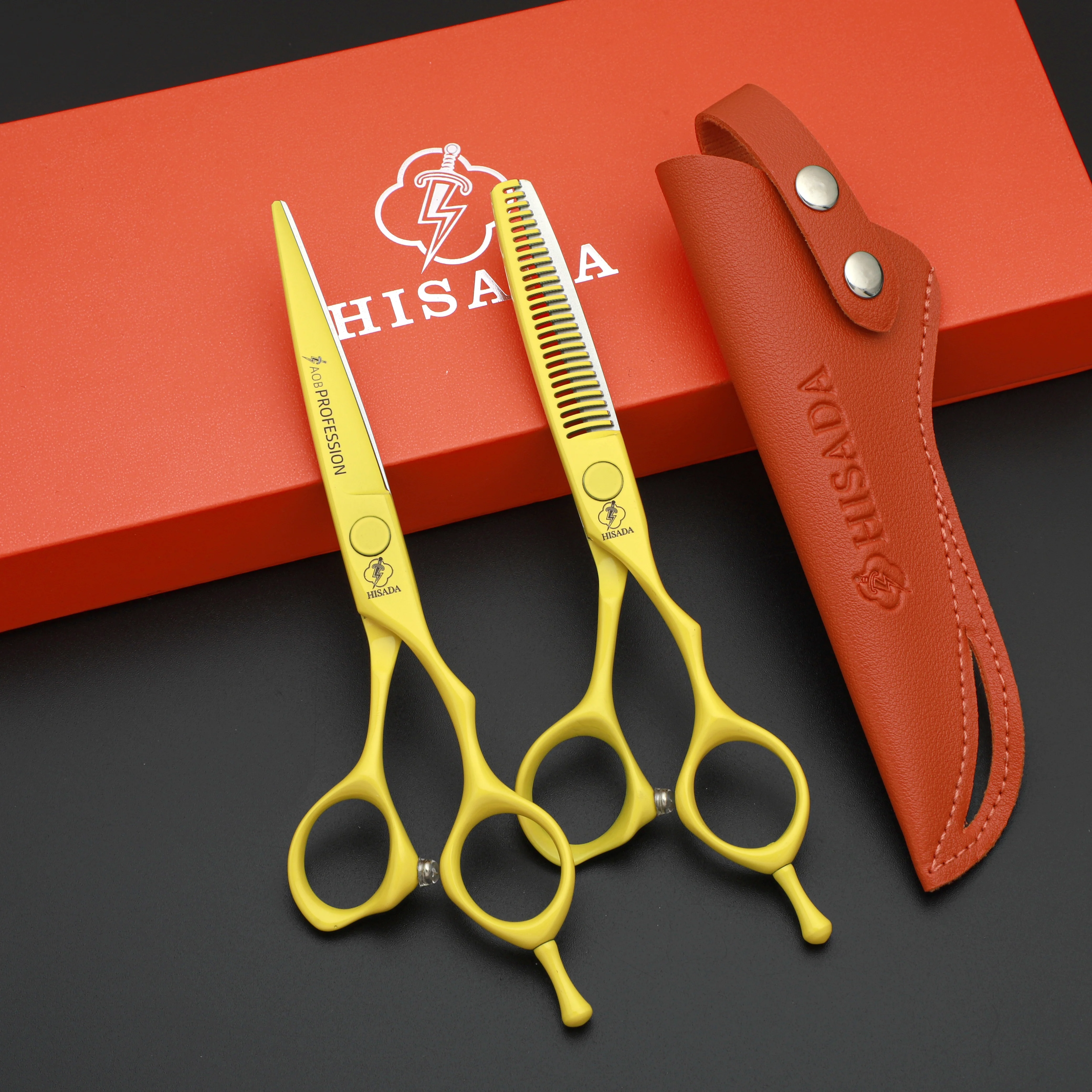 HISADA Professional Scissors Tijeras Peluquería Profesional 5.5、6.0、6.5 Inch Handmade in Japan VG10 Material Haircut Scissors