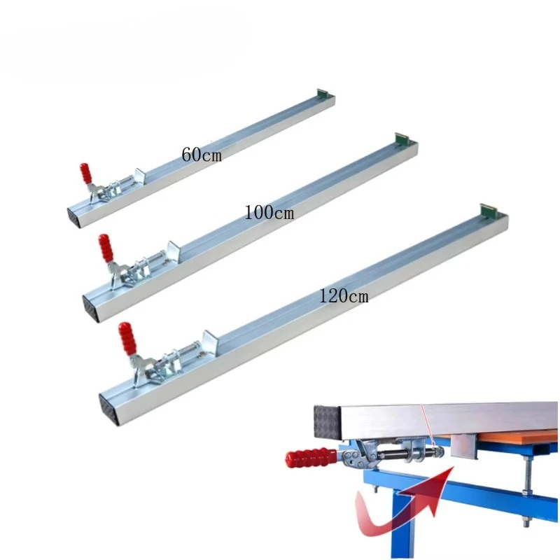 New Wood Board Clamp for Flip Saw & Electric Circular Saw, Guide Ruler Fixing Clip Fixture, Woodworking Cutting Tool