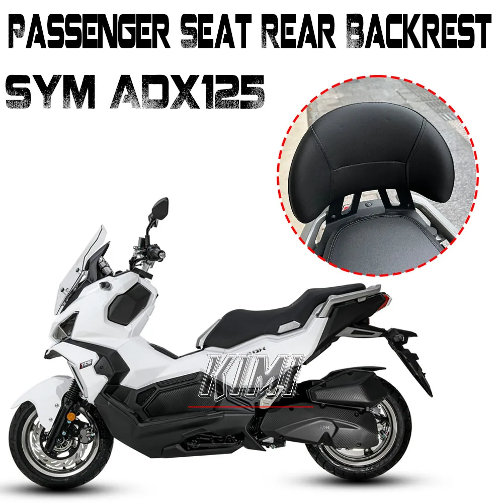 Motorcycle Back Cushion Accessory FOR Adx 125 For SYM Adx125 ADX 125 2022-2023 Backrest Passenger Seat Rear Backrest Frame