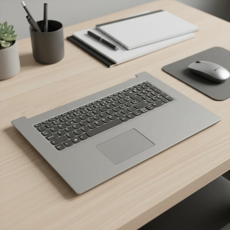 Coque de repose-poignets en gris platine pour clavier Lenovo Ideapad L340 17 17API 17IWL 5CB0S17194 5CB0S17186 5CB0S17179