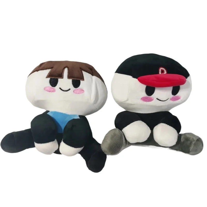 Blox Buddies Plüschtiere, Cartoon-Mädchen, schwarzer Hut, gelbe dekorative Puppe, gefülltes Plüschkissen, Dekoration, Zuhause, Zimmer, Geschenke für Kinder