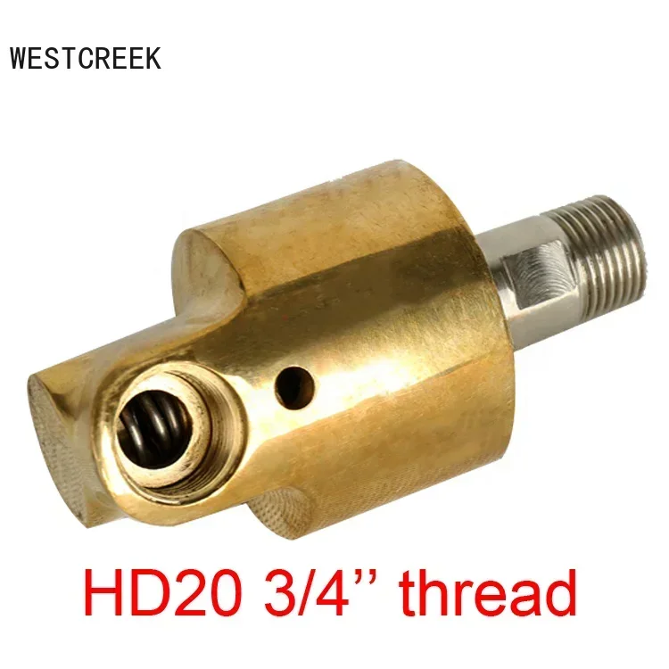 WESTCREEK HD20 3/4 inch rotating joint 360 rotary joint Water air oil swivel coupling Spray universal connector brass  union