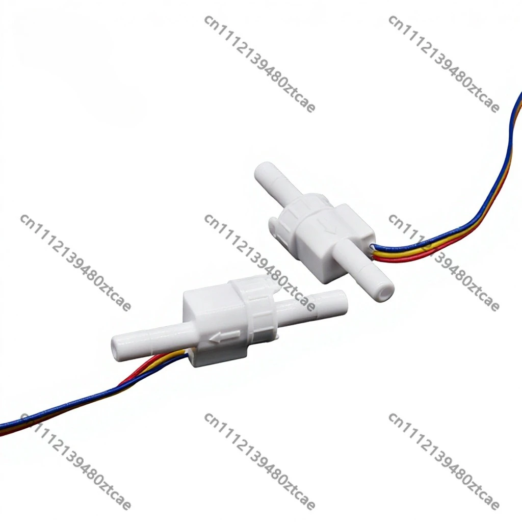 POM Water Flow Sensor, 6.3mm Port, Low Flow Type with Pulse Signal Output, Flow Counter for Water Dispenser