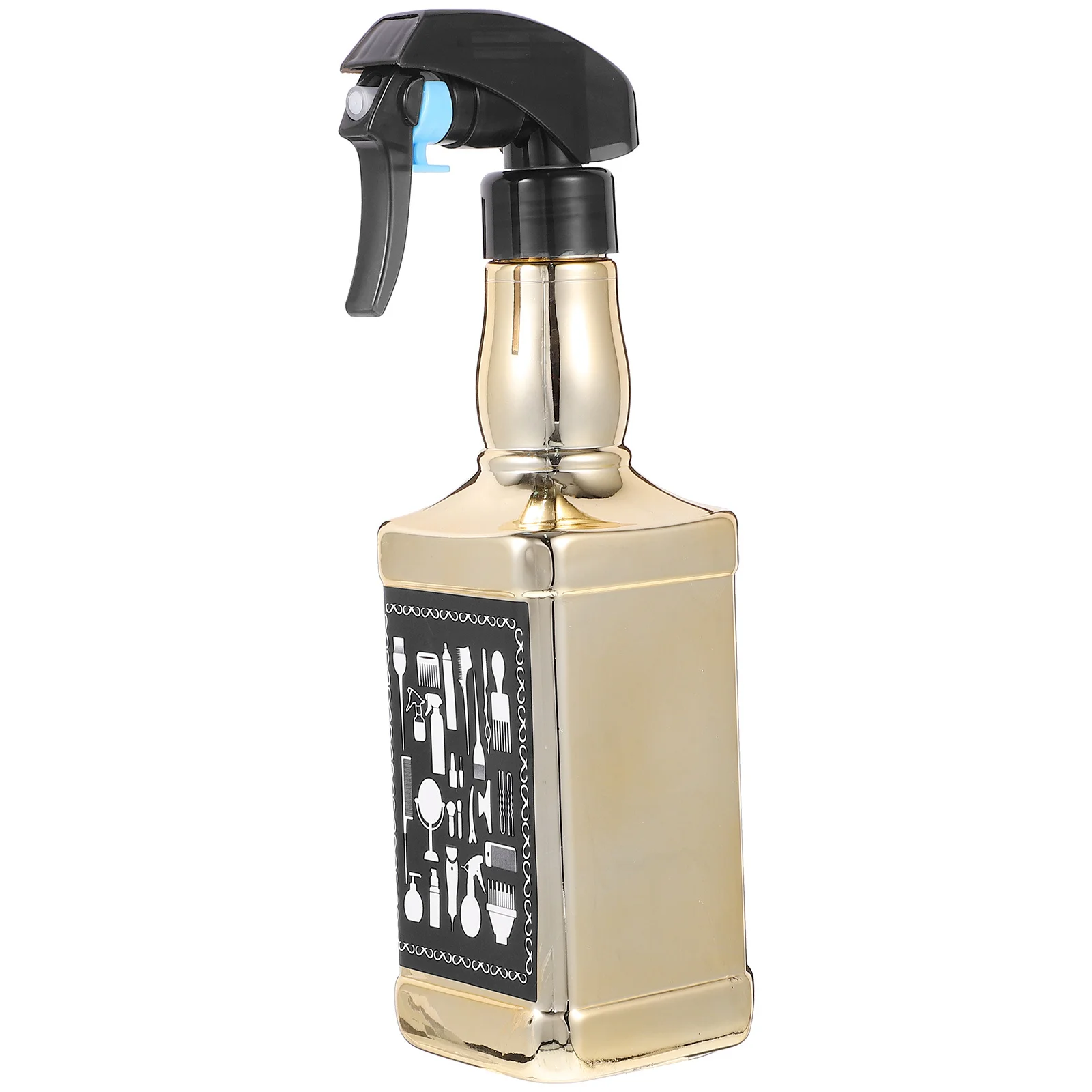 Botella de Spray Clásica de 500 ml, Alta Eficiencia, Pulverización Fina para Barbería, Salón de Belleza, Spa, Hidratación Facial, Botellas de Spray de Agua, Aceites Esenciales