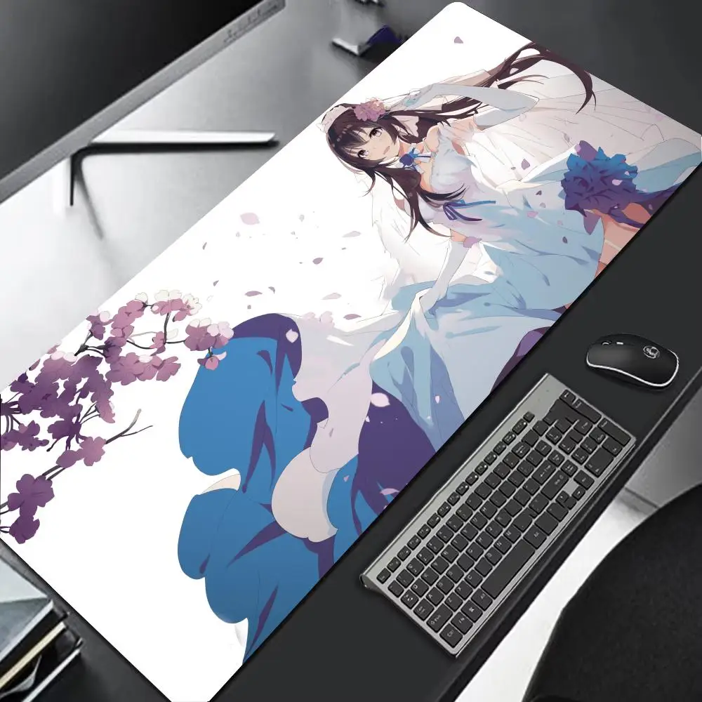 Glattes, Langlebiges Mauspad in Verschiedenen Größen, Rutschfestes Gaming-Mousepad, E-Sports Mausmatte, Mechanische Tastatur XXL Schreibtischunterlage