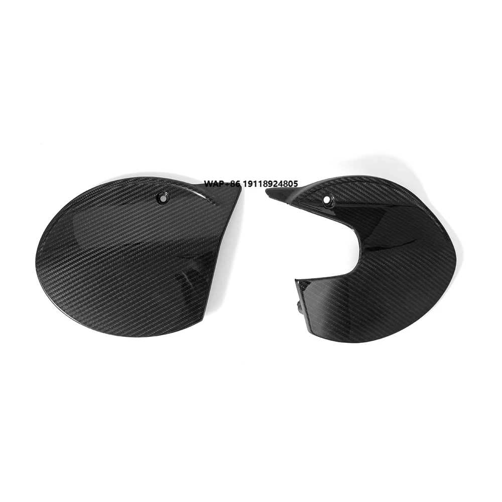 

Motorcycle Part 100% Full Carbon Fiber Side Panels for Scrambler Cafe Racer Glassy Black