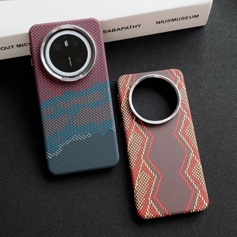 

New Carbon Fiber North Latitude Scepter Phone iPhone15/ 16promaxAll-Inclusive Anti-Fall