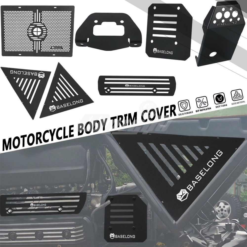

FOR BMW K 100 Cafe Racer K75 K100 K1100 All Years Motorcycle Engine Injector Guard Side Cowl Fairing Radiator Grille Guard Cover