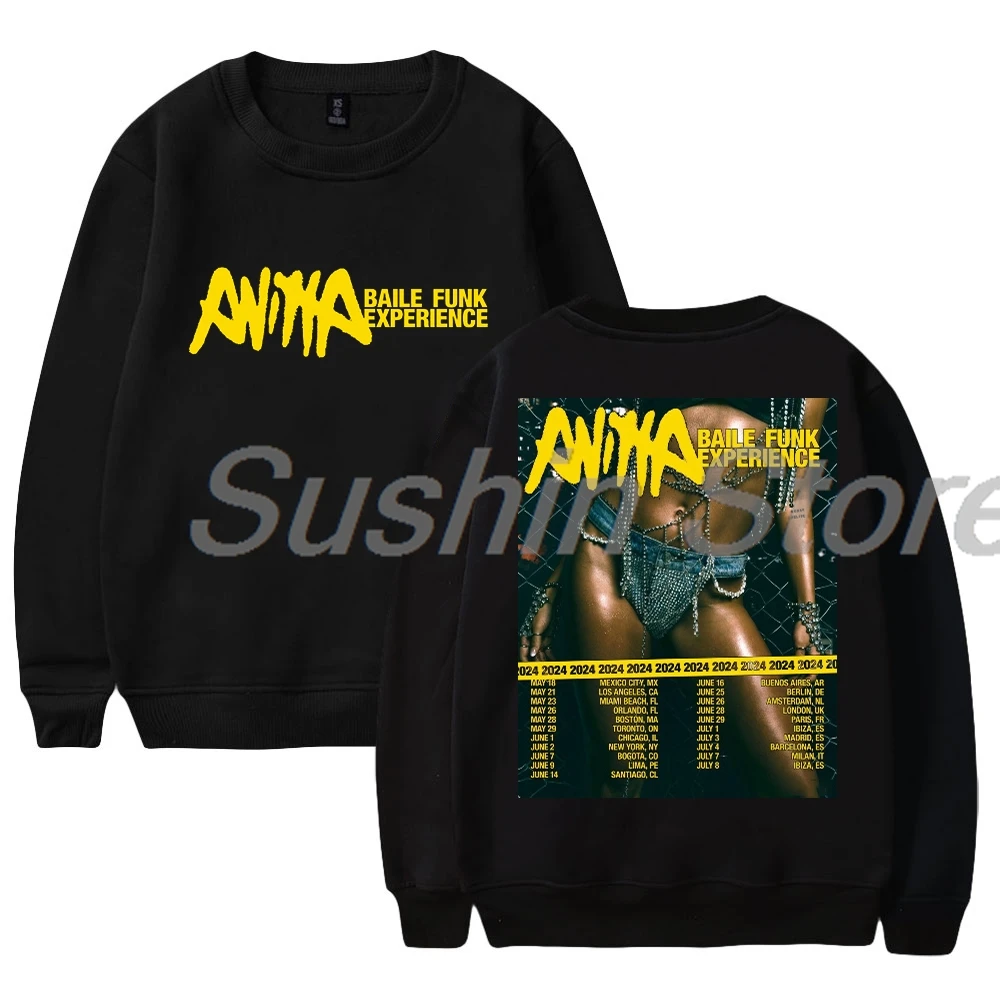 

Anitta Baile Funk Experience Tour 2024 Merch Crewneck Long Sleeve Streetwear Men Women Sweatshirt Fashion Clothes