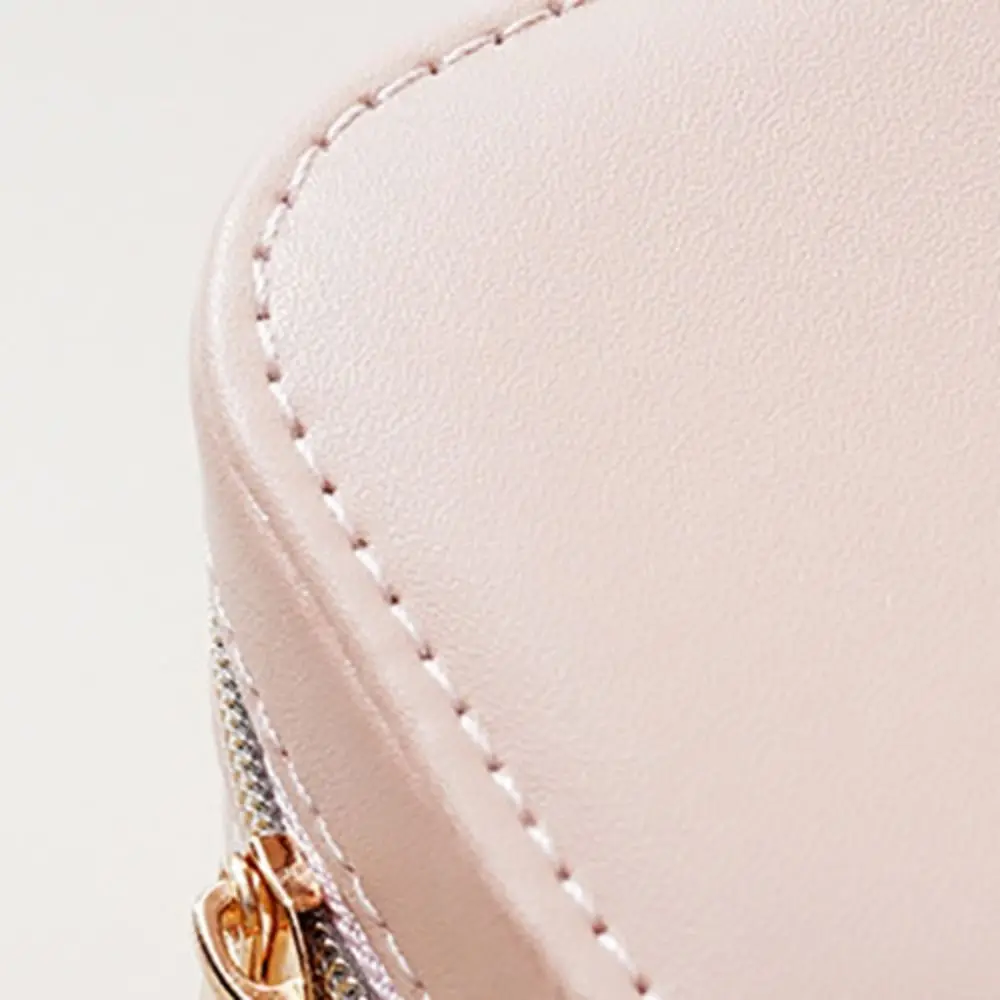 المحمولة بو الجلود مجوهرات التعبئة حقيبة صغيرة سستة صندوق عرض المجوهرات متعددة الوظائف مربع خواتم حامل السفر #3