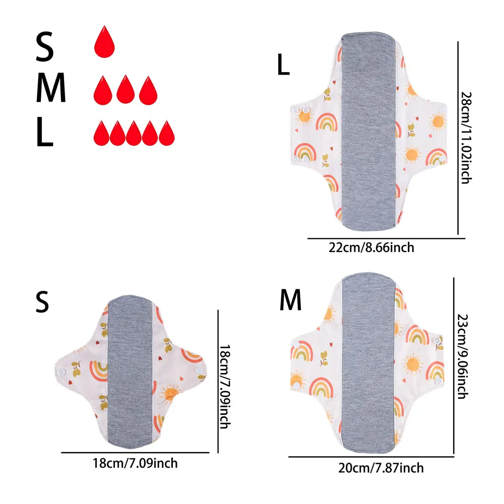 1 قطعة قابلة لإعادة الاستخدام قابل للغسل سراويل بطانات اللباس الداخلي المؤنث النظافة وسادة فترة المسنين الأمومة منع تسرب البول منصات يومية